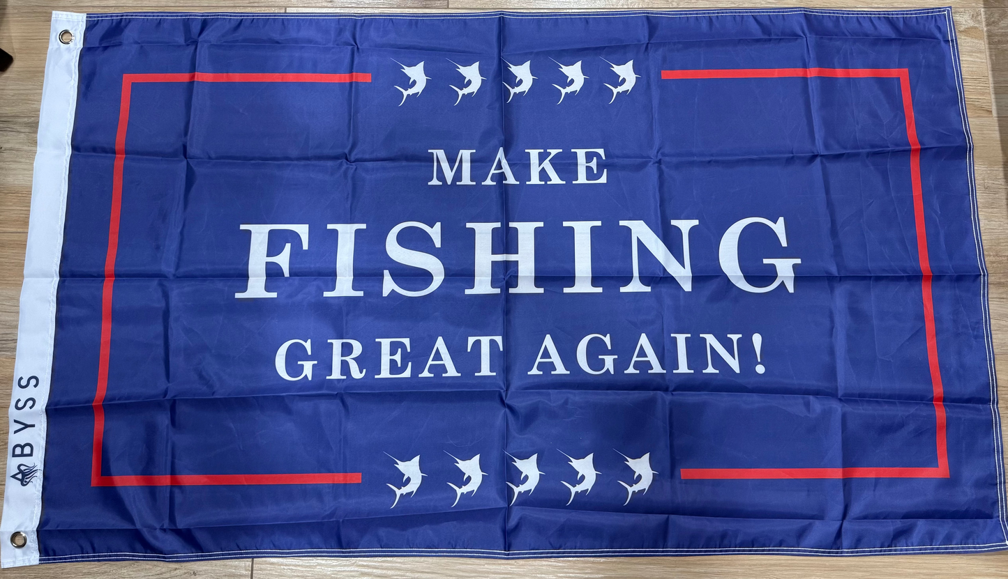 Make Fishing Great Again Flag