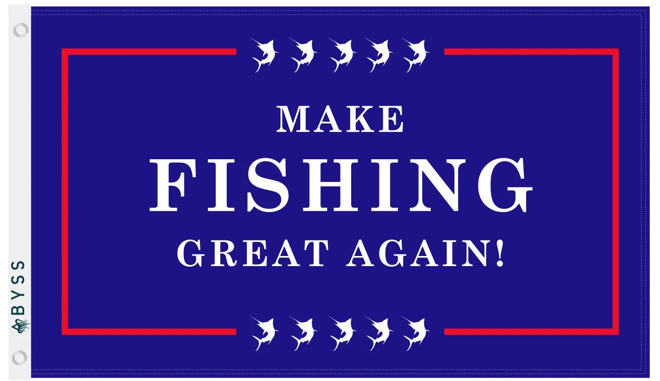 Make Fishing Great Again Flag